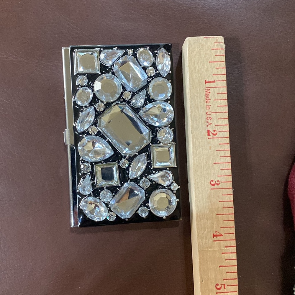 Rhinestone Business Card Case - Picture 7 of 9